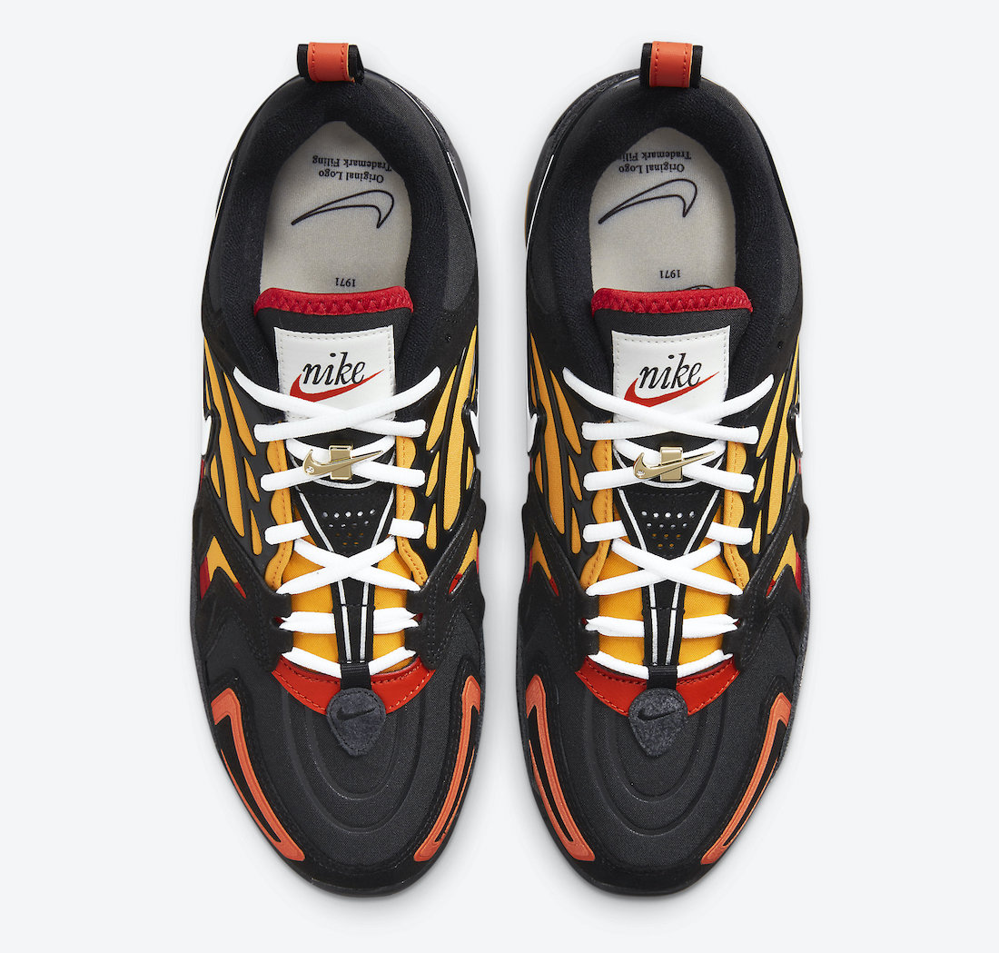 2021 Nike Air Vapormax EVO Black Yellow Orange